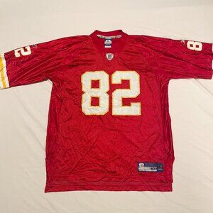 Kansas City Chiefs Dante Hall 82 Reebok NFL Equipment Jersey XL